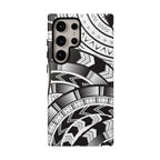 Black and White Tatau Phone Case