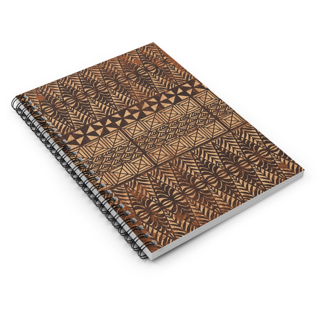 Tongan Ngatu Spiral Notebook