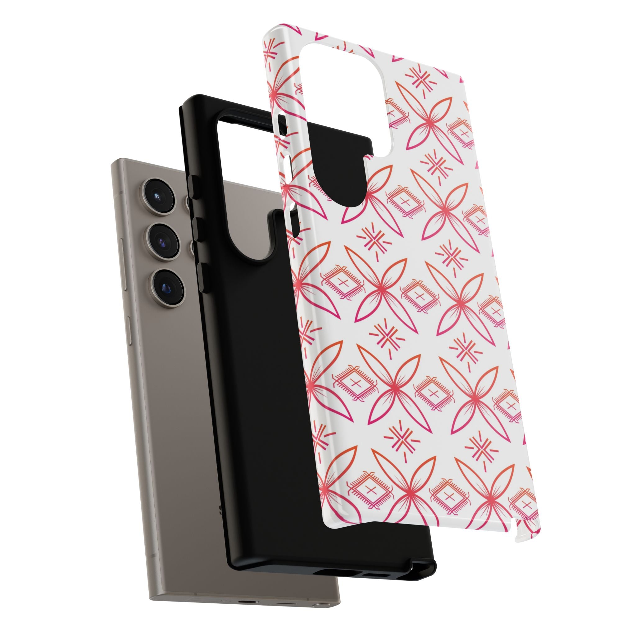 Fuli (Pink & Orange) Phone Case