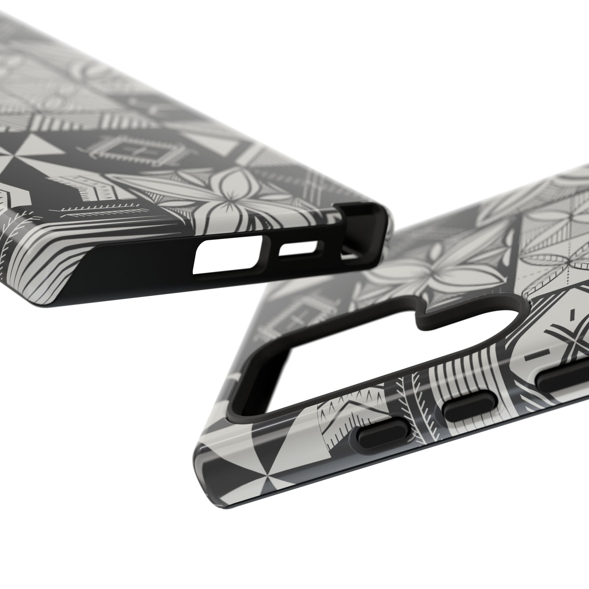 Maluelue (Black & Grey) Phone Case