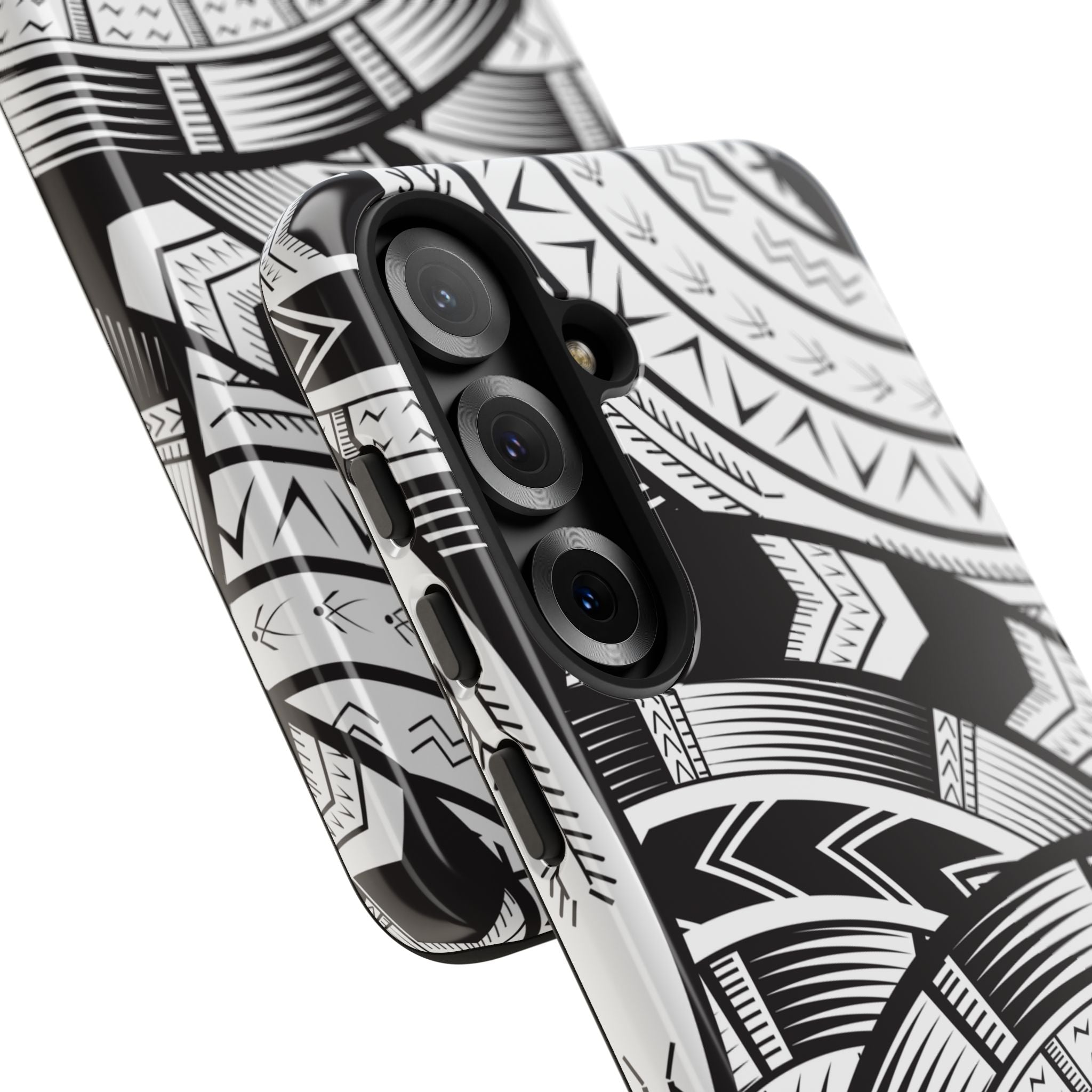 Black and White Tatau Phone Case