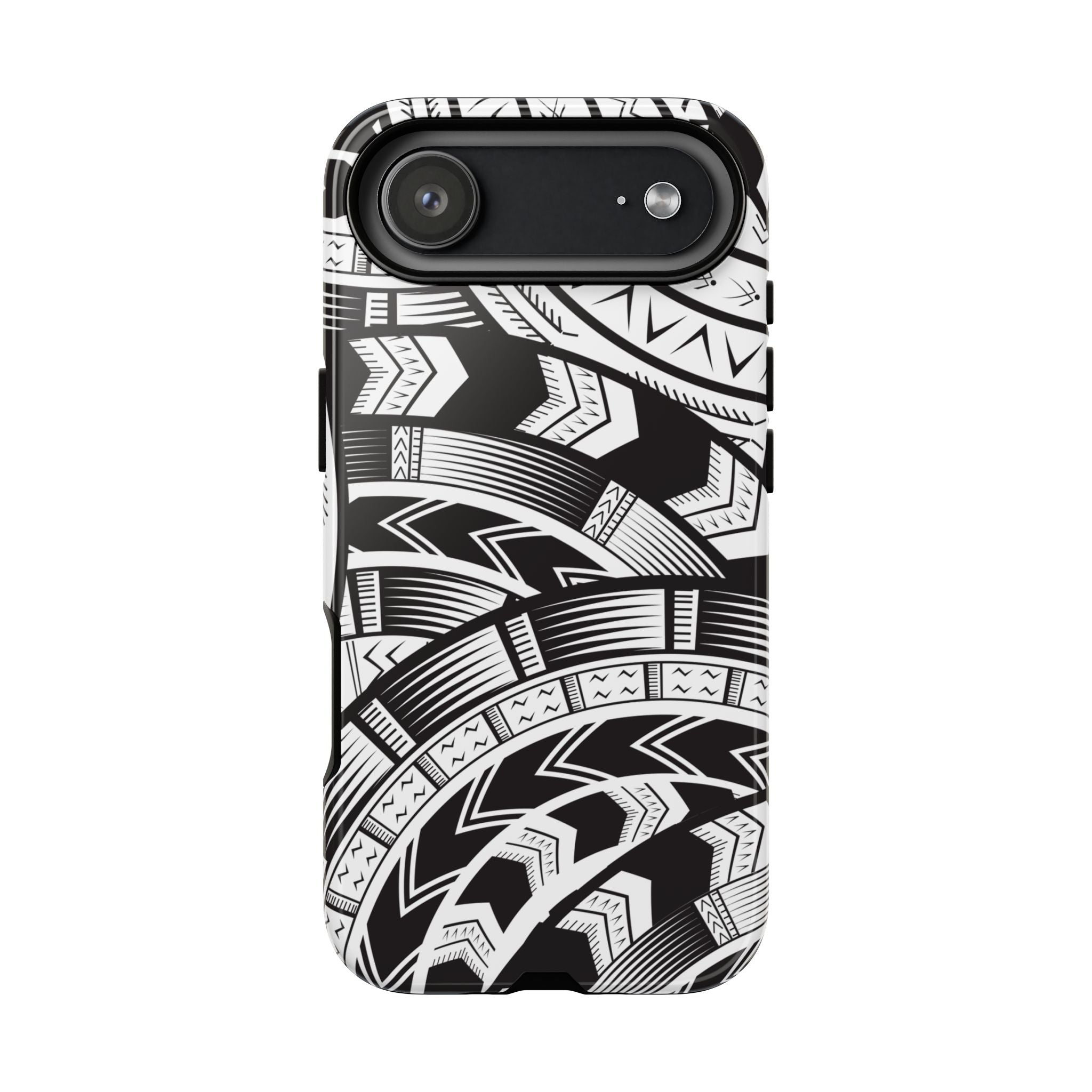 Black and White Tatau Phone Case