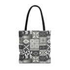 Maluelue (Black & Grey) Tote Bag