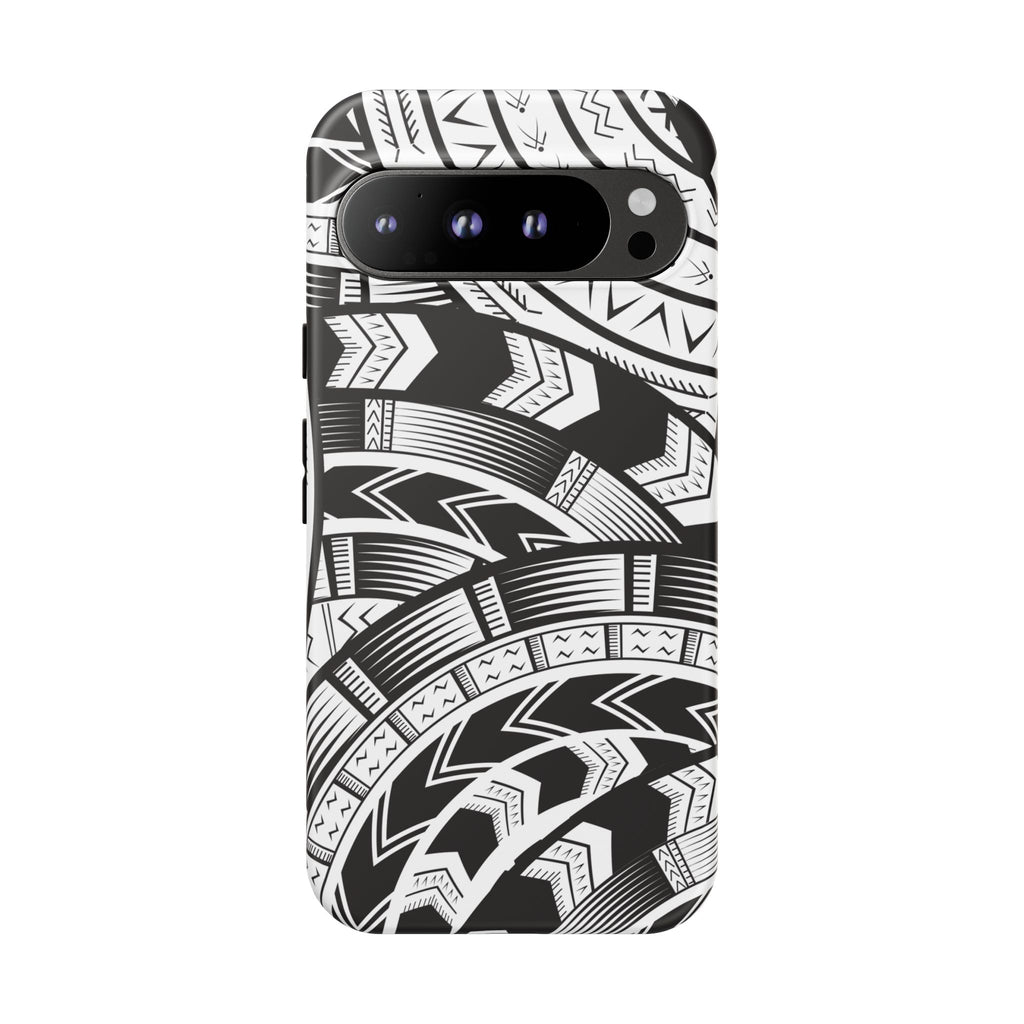 Black and White Tatau Phone Case