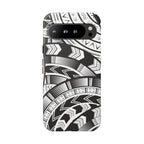 Black and White Tatau Phone Case