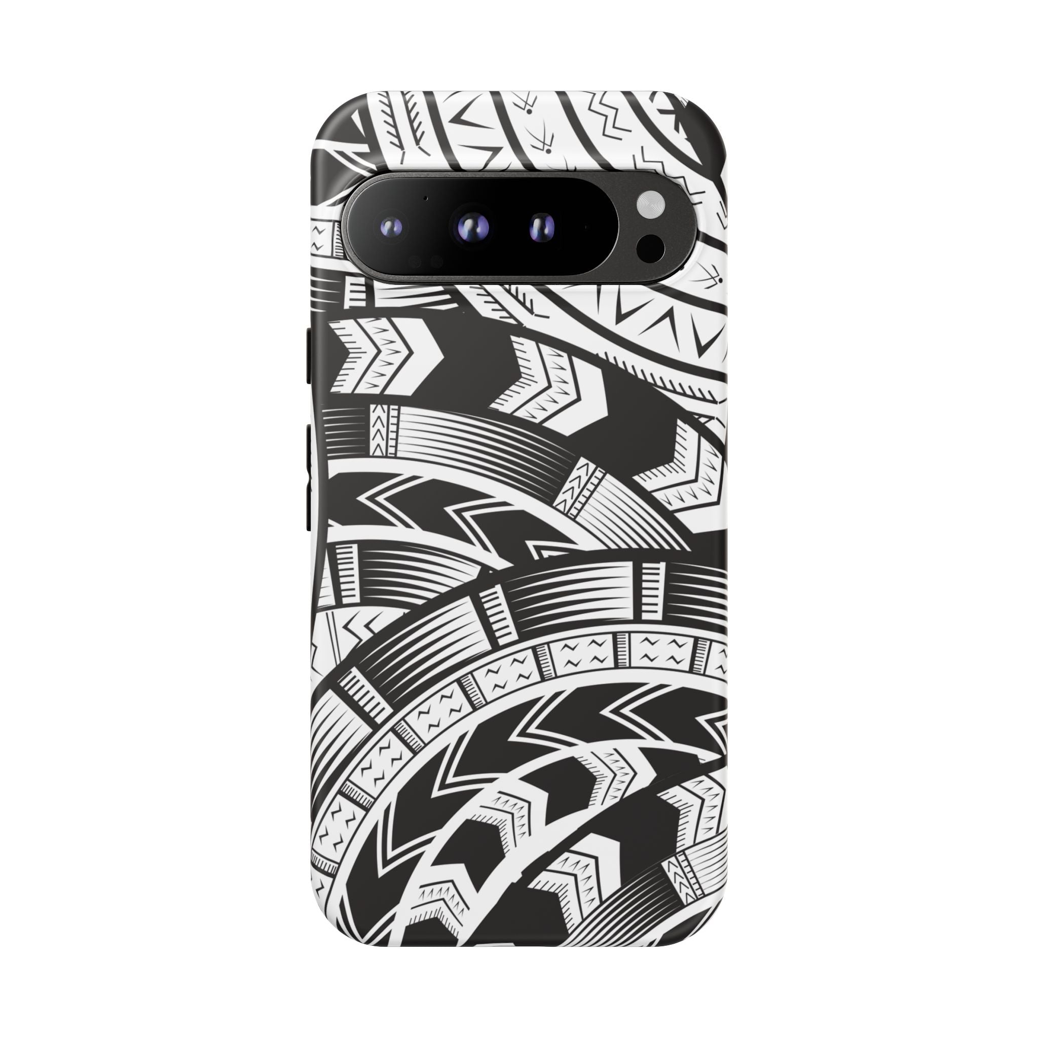 Black and White Tatau Phone Case