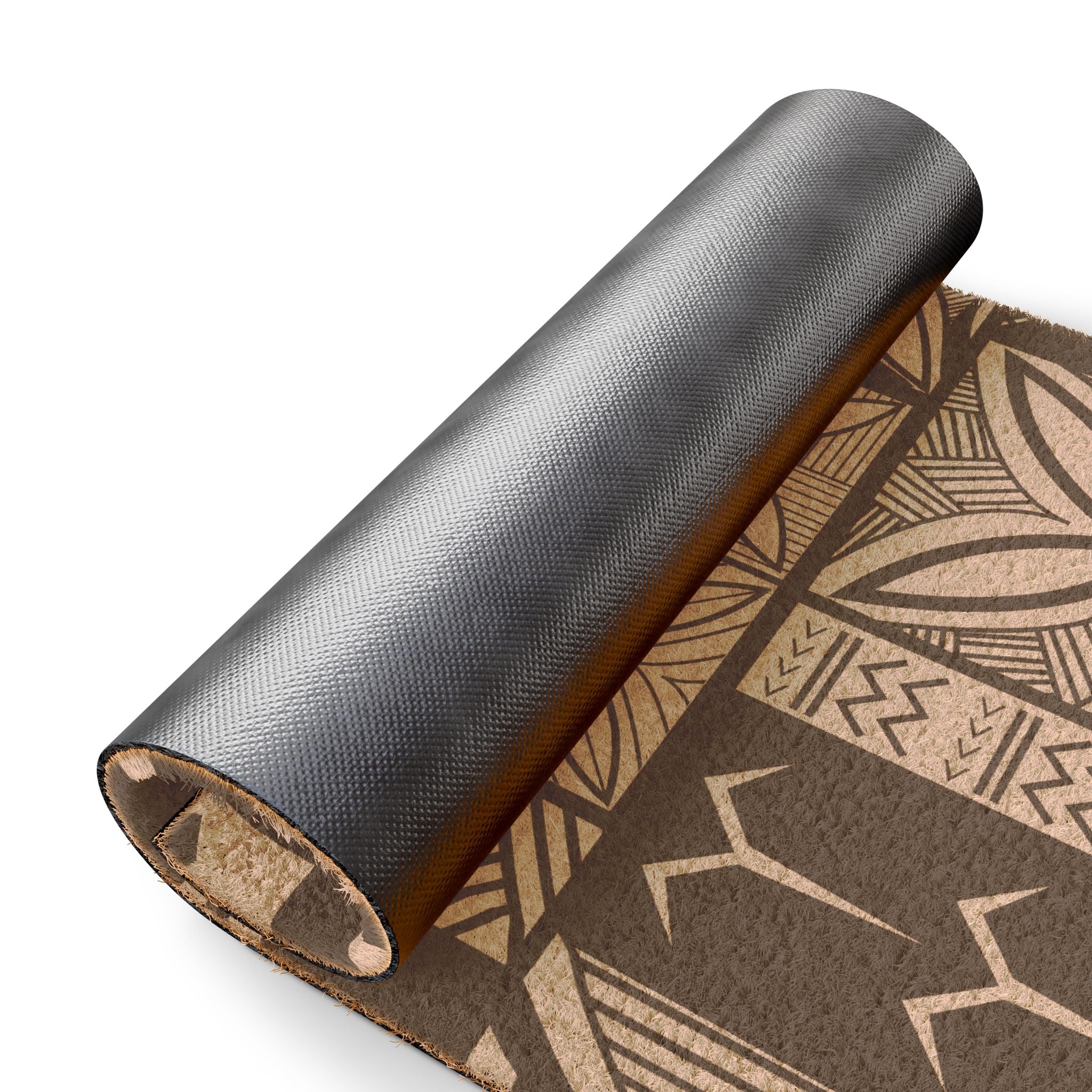 Maluelue (Black & Grey) Door Mat