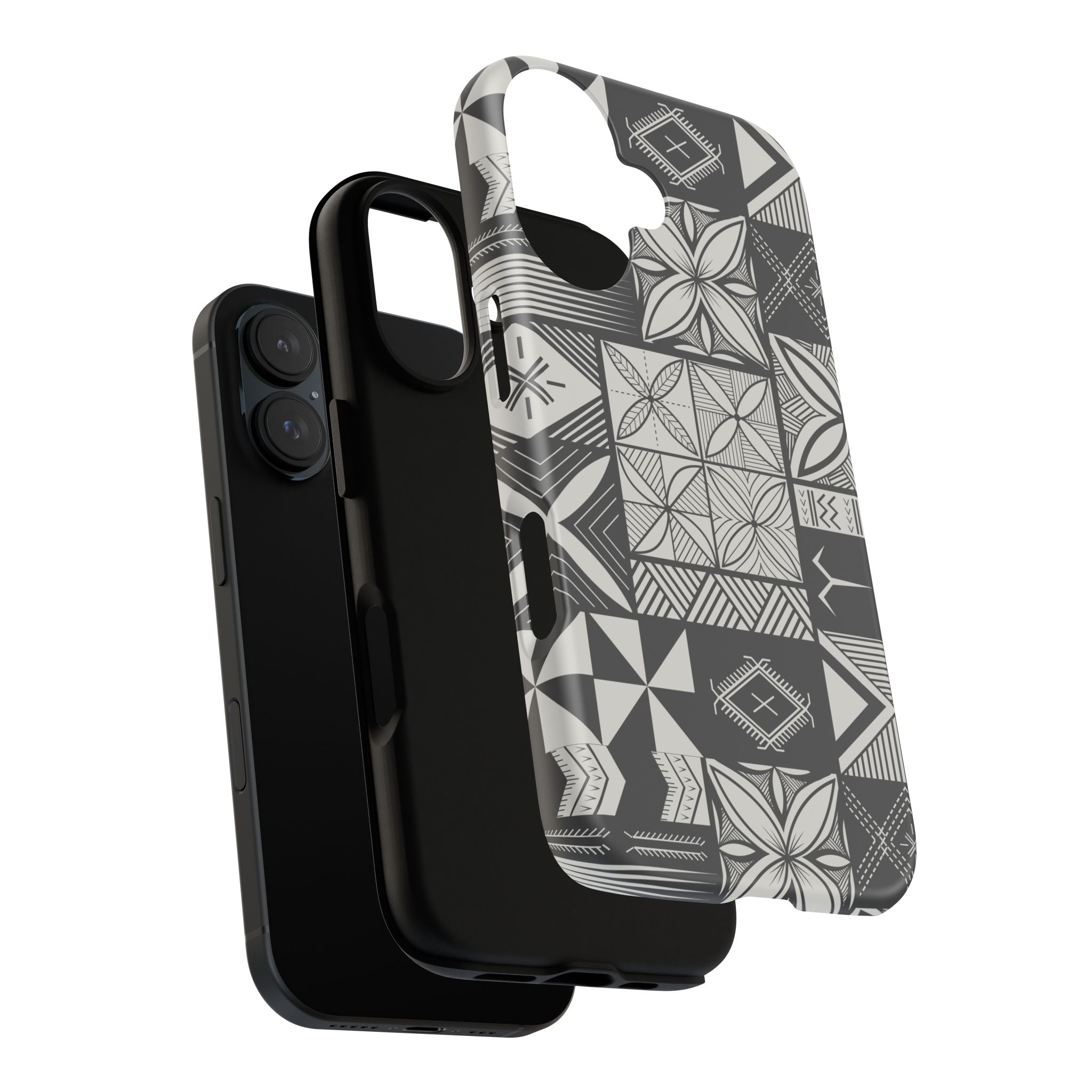 Maluelue (Black & Grey) Phone Case