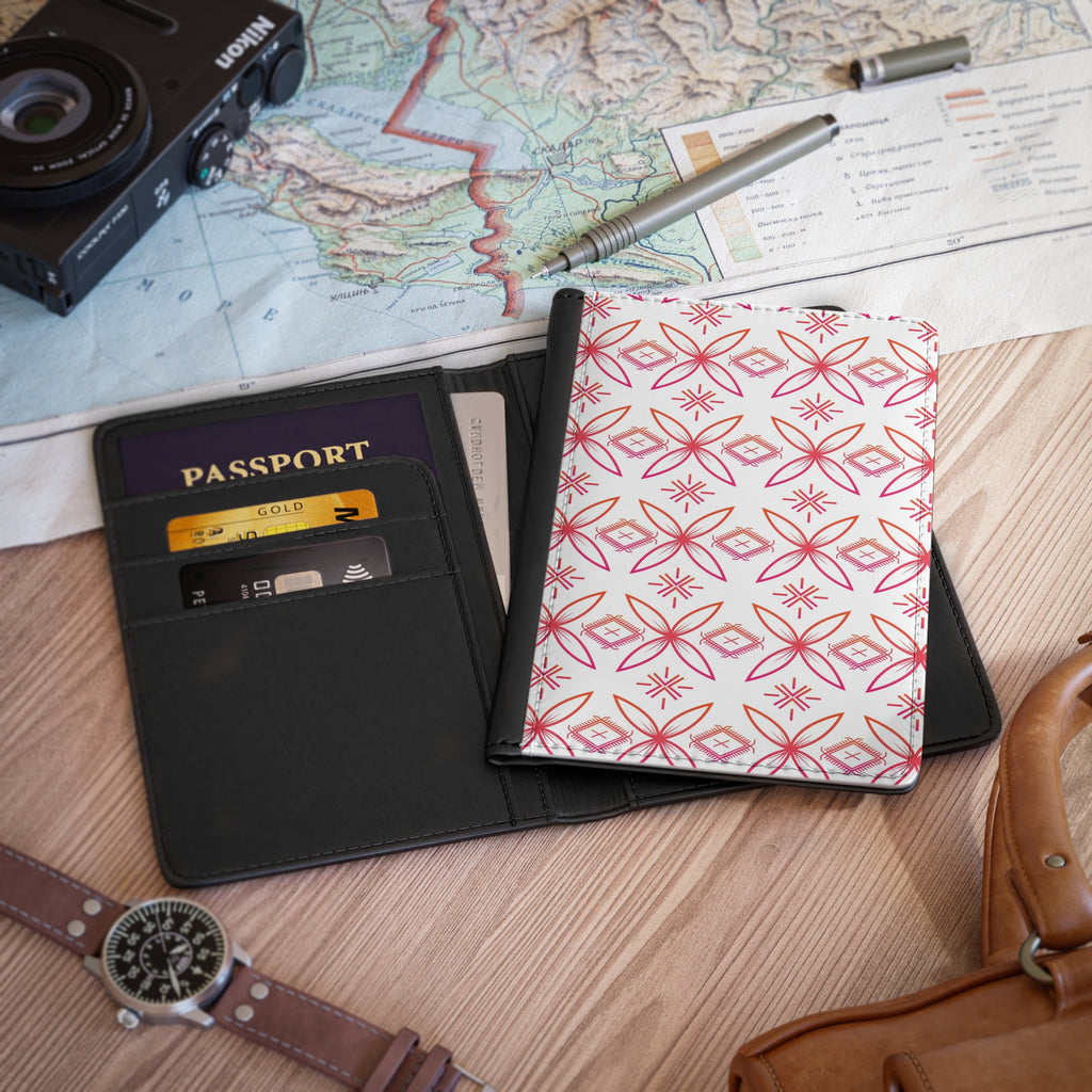 Fuli (Pink & Orange) Passport Cover