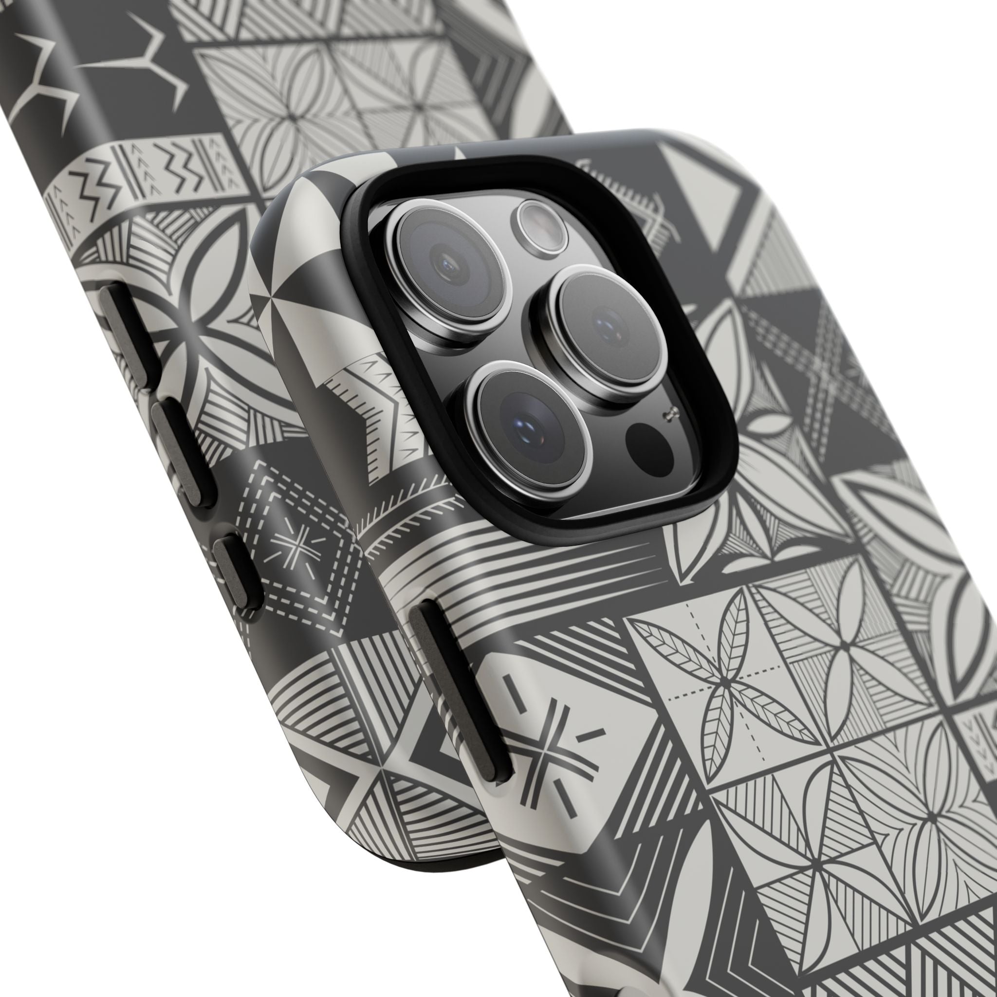 Maluelue (Black & Grey) Phone Case