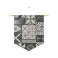 Maluelue (Black & Grey) Pennant Banner