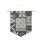 Maluelue (Black & Grey) Pennant Banner
