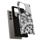 Black and White Tatau Phone Case
