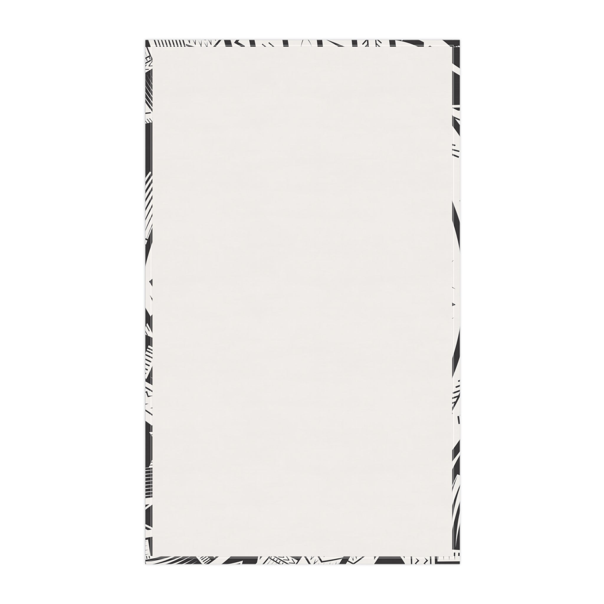 Black and White Tatau Tea Towel