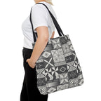 Maluelue (Black & Grey) Tote Bag