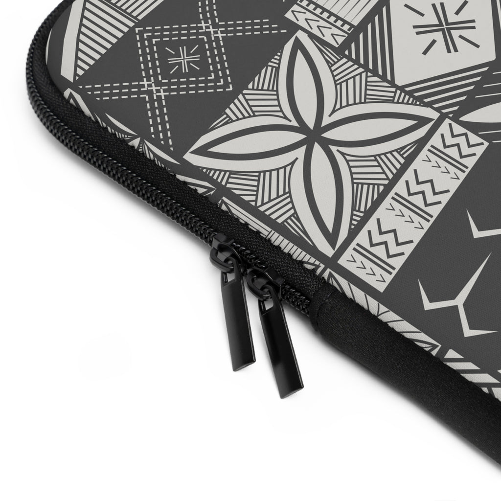 Maluelue (Black & Grey) Laptop Sleeve