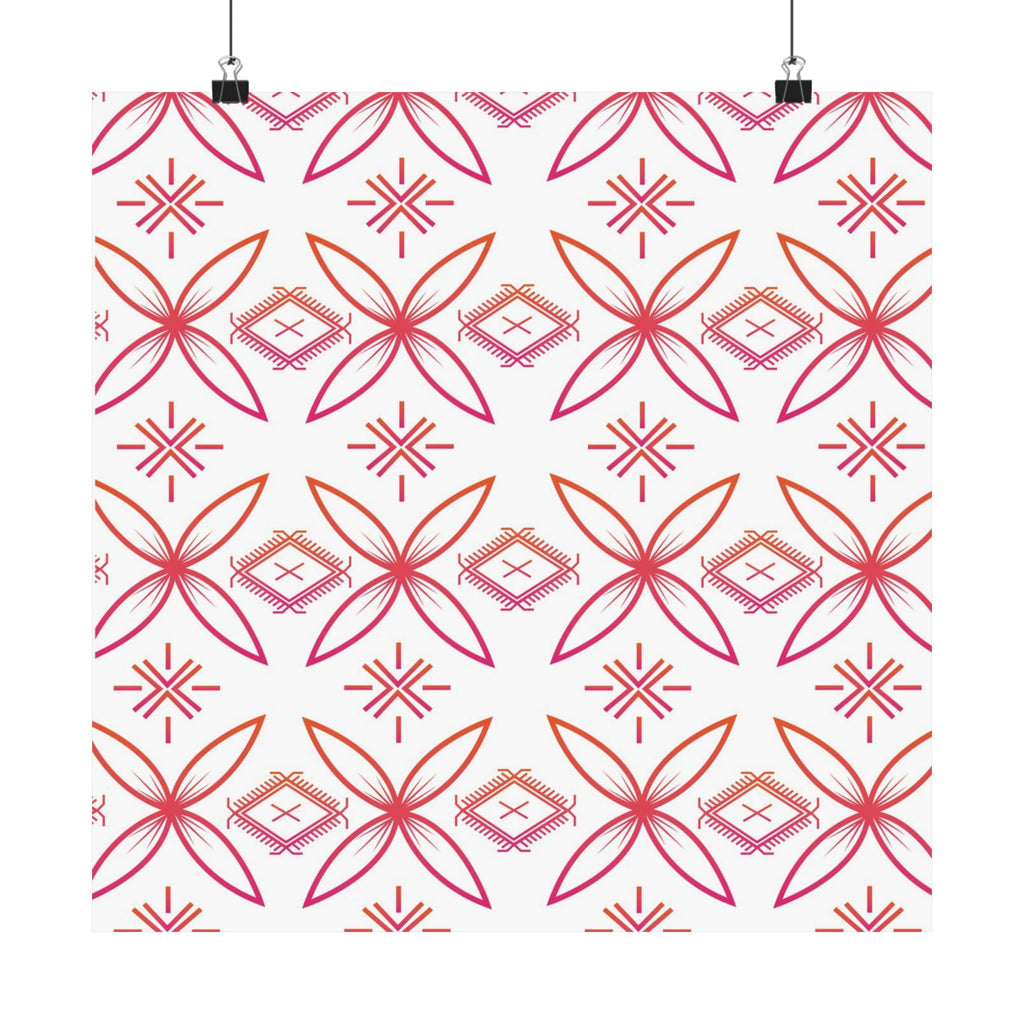 Fuli (Pink & Orange) Poster