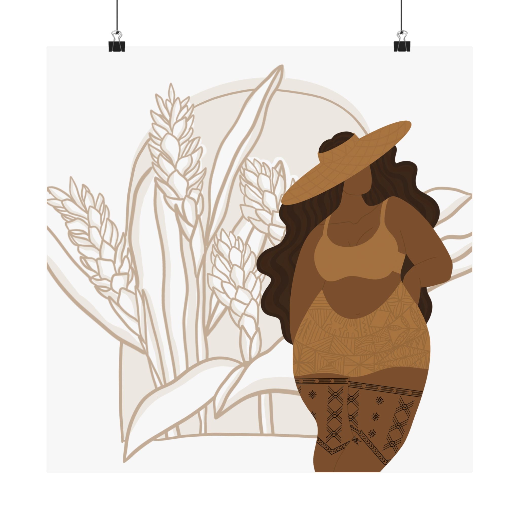 Teuila Sunrise Poster