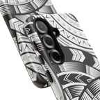 Black and White Tatau Phone Case
