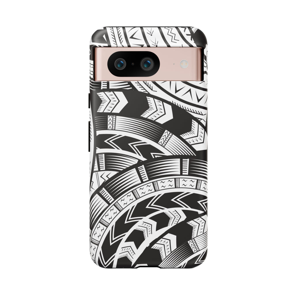 Black and White Tatau Phone Case