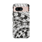 Black and White Tatau Phone Case