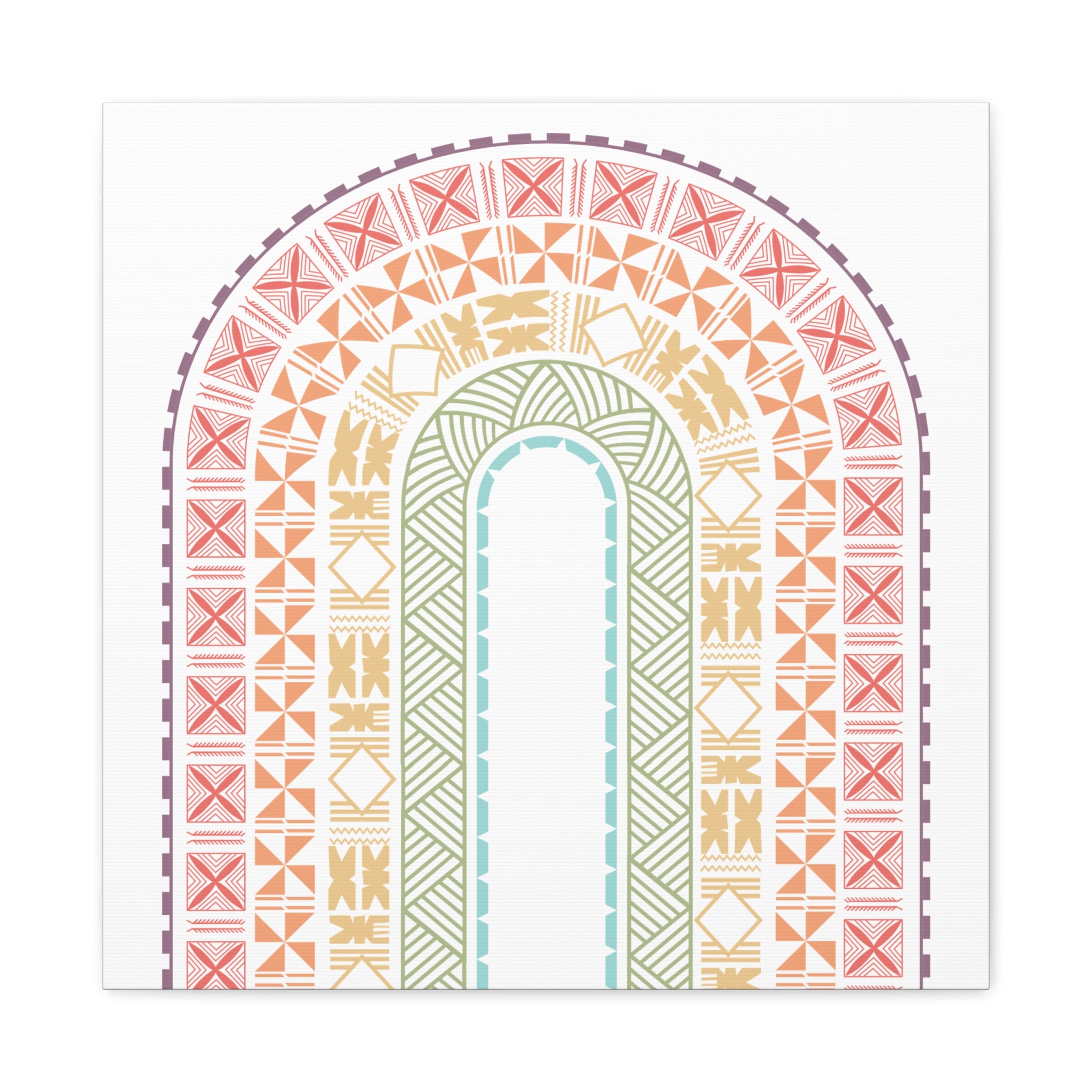 Tapa Rainbow Canvas