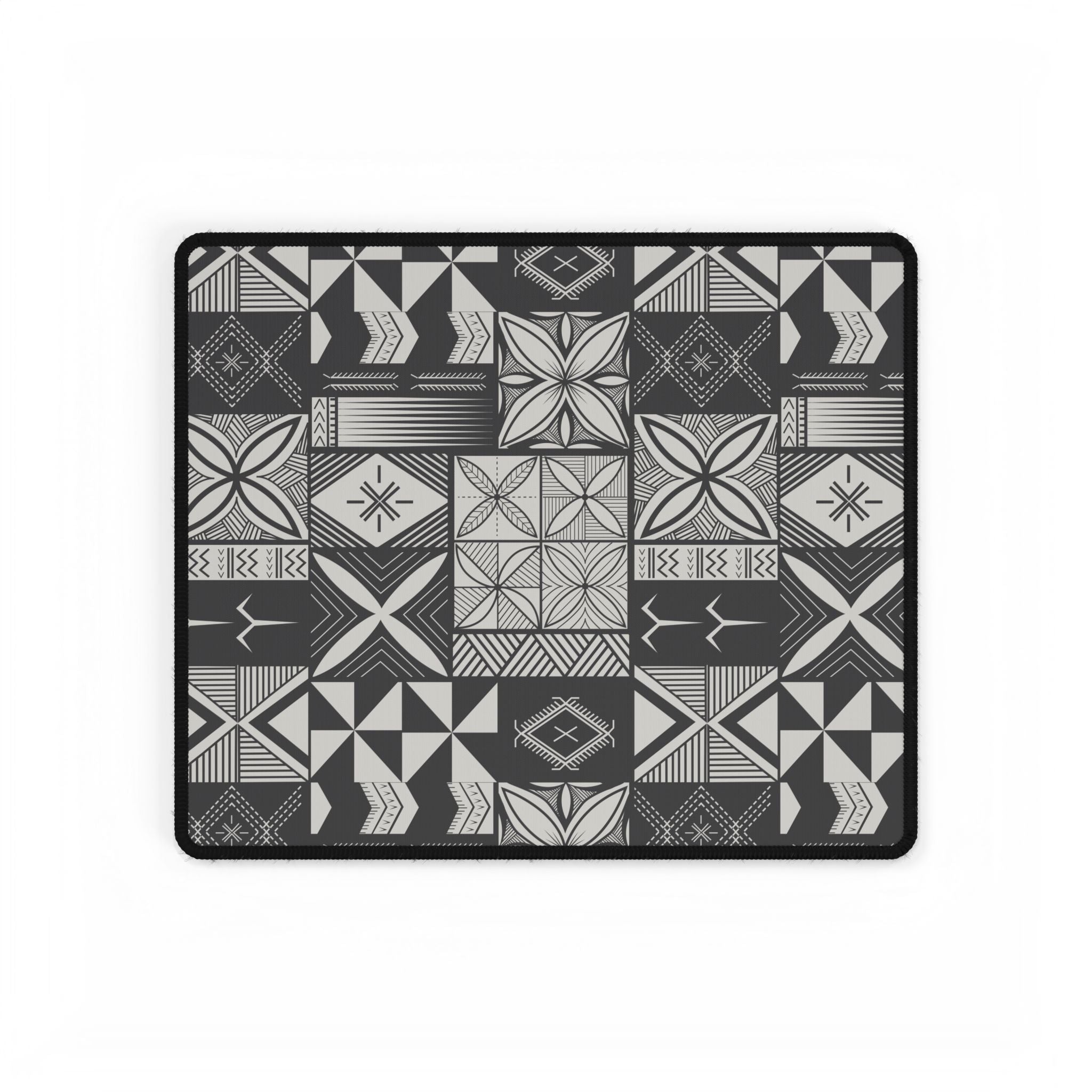 Maluelue (Black & Grey) Desk Mat