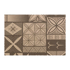 Maluelue (Black & Grey) Door Mat
