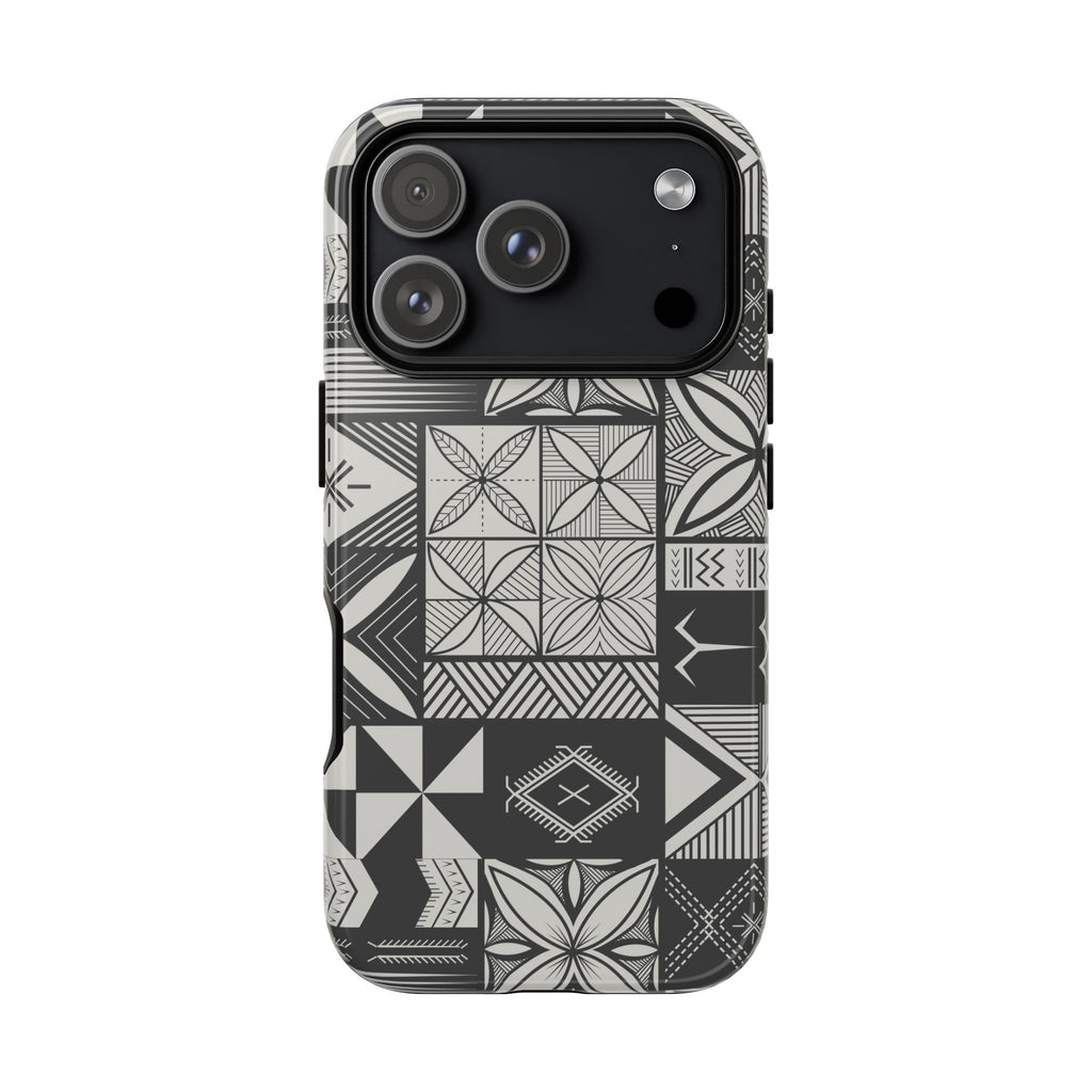 Maluelue (Black & Grey) Phone Case