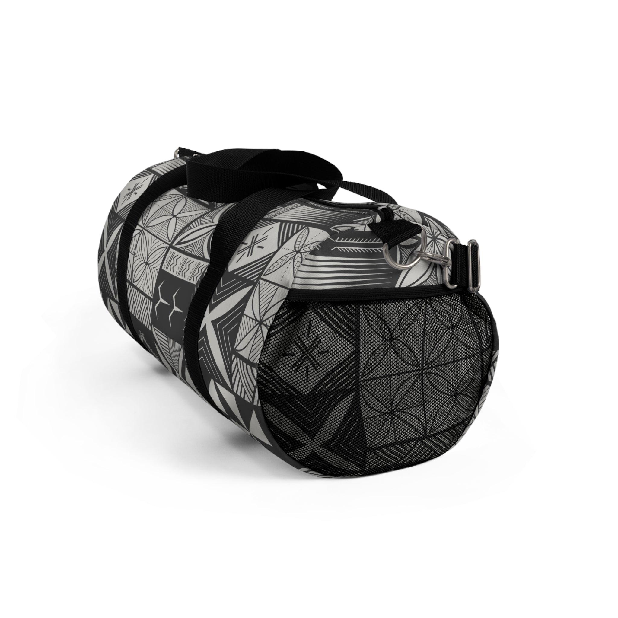 Maluelue (Black & Grey) Duffle Bag
