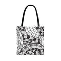 Black and White Tatau Tote Bag
