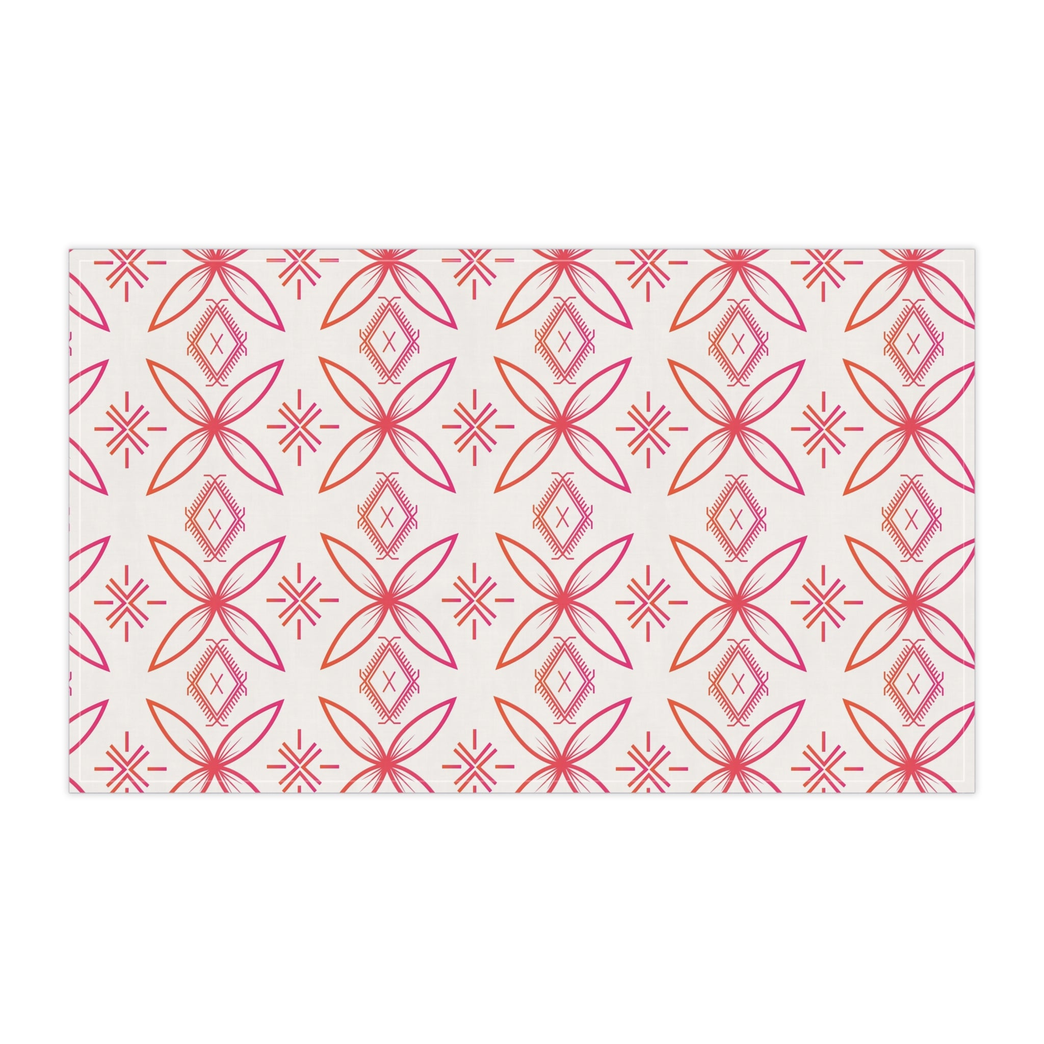 Fuli (Pink & Orange) Tea Towel