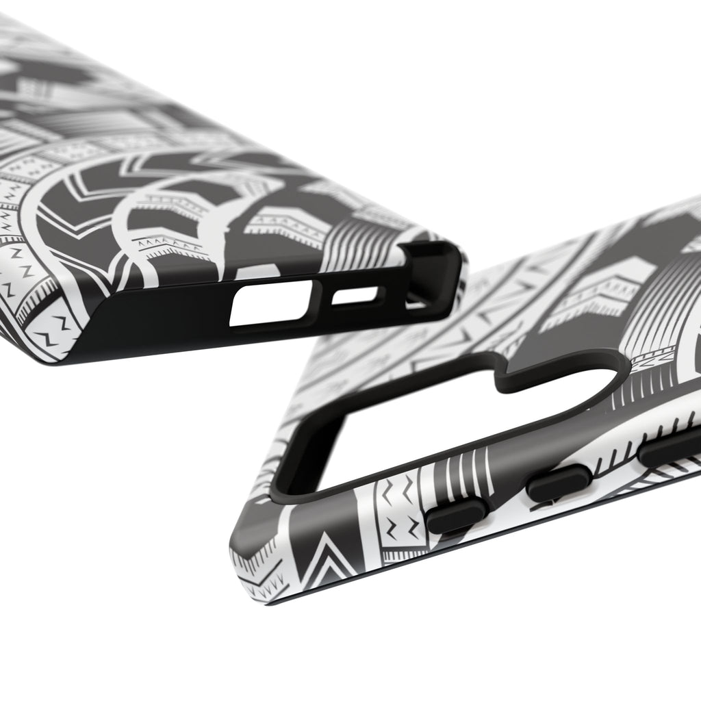 Black and White Tatau Phone Case
