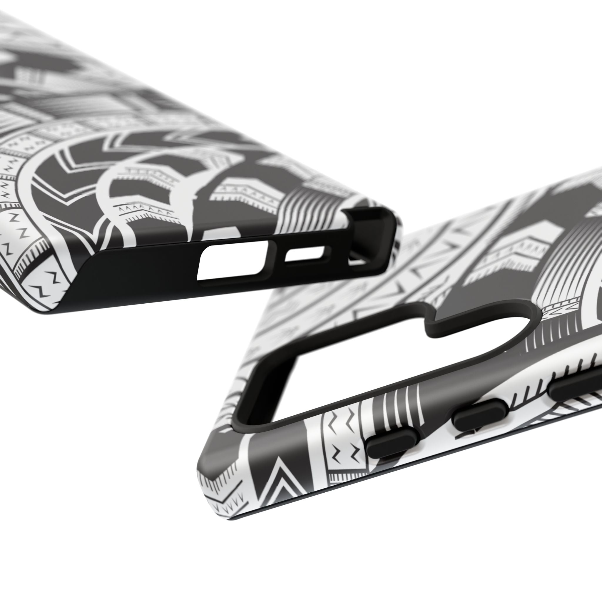Black and White Tatau Phone Case