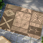 Maluelue (Black & Grey) Door Mat