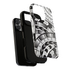 Black and White Tatau Phone Case