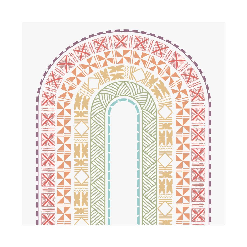 Tapa Rainbow Poster