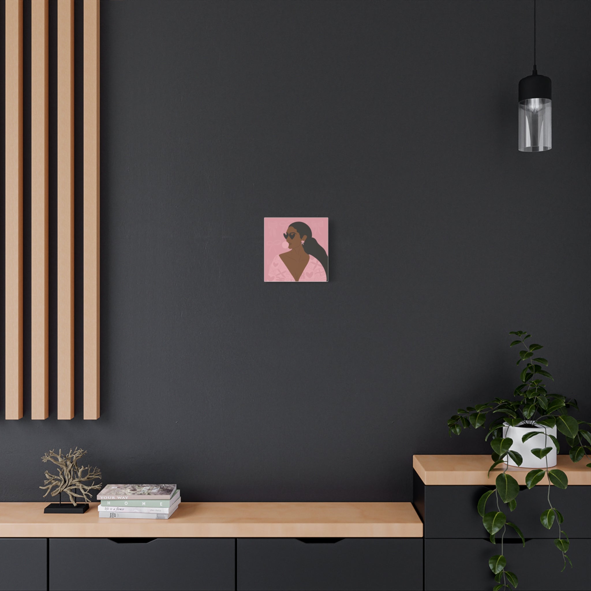 Power in Pink Canvas