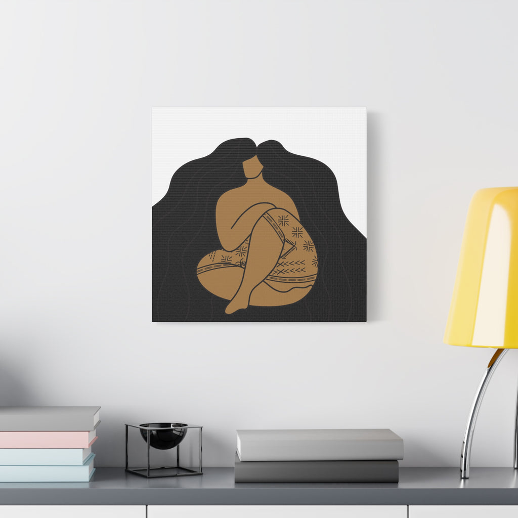 Samoan Malu and Long Hair Don't Care Canvas