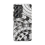 Black and White Tatau Phone Case