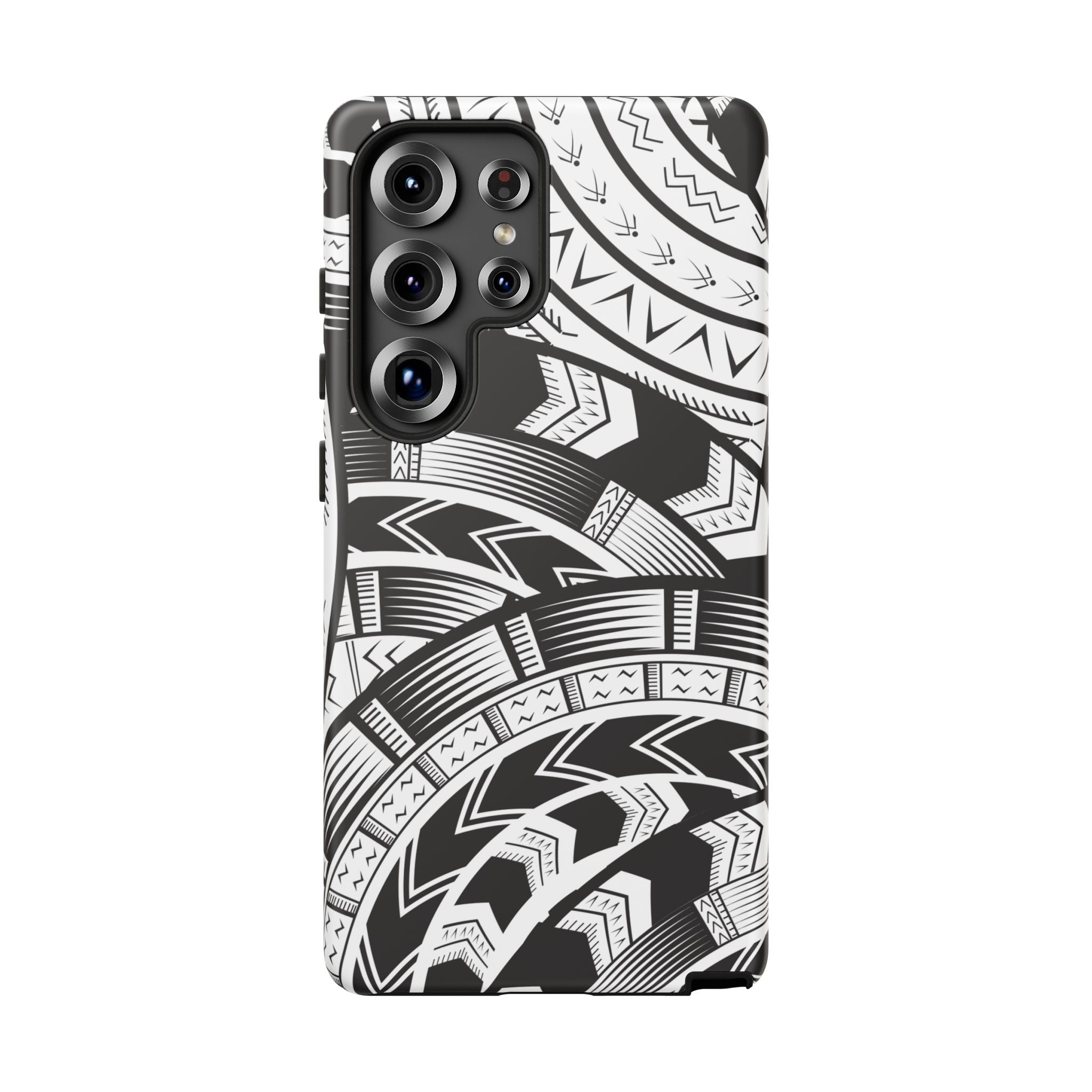 Black and White Tatau Phone Case