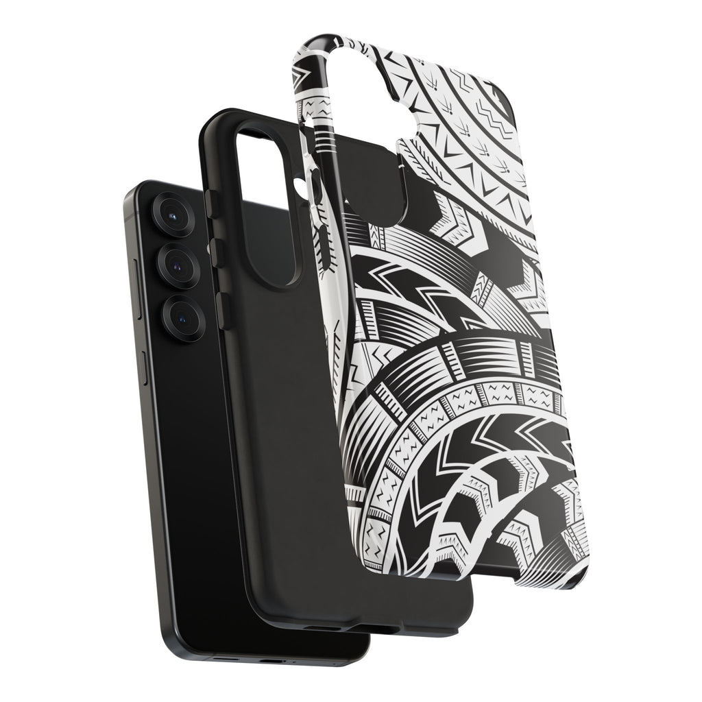 Black and White Tatau Phone Case
