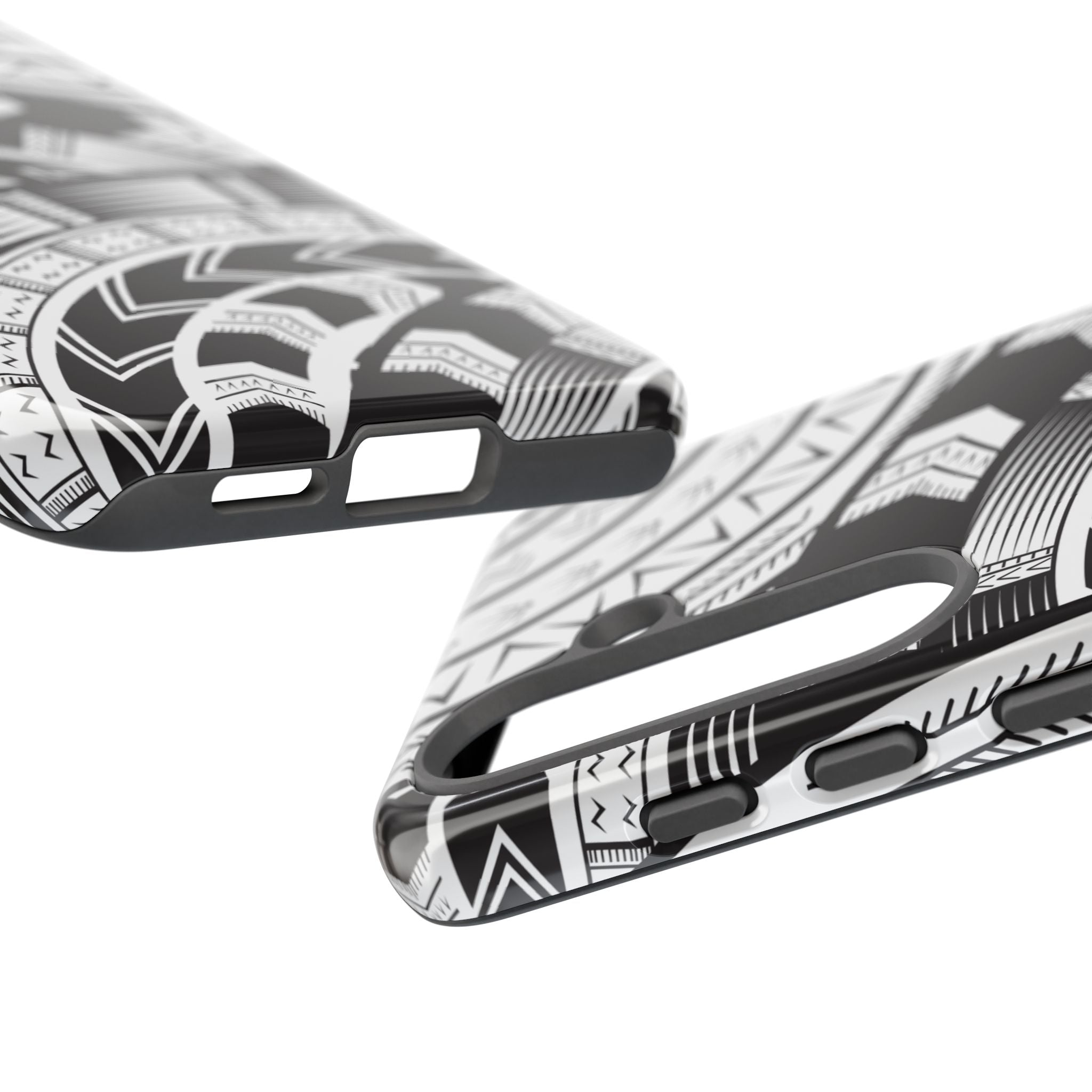 Black and White Tatau Phone Case