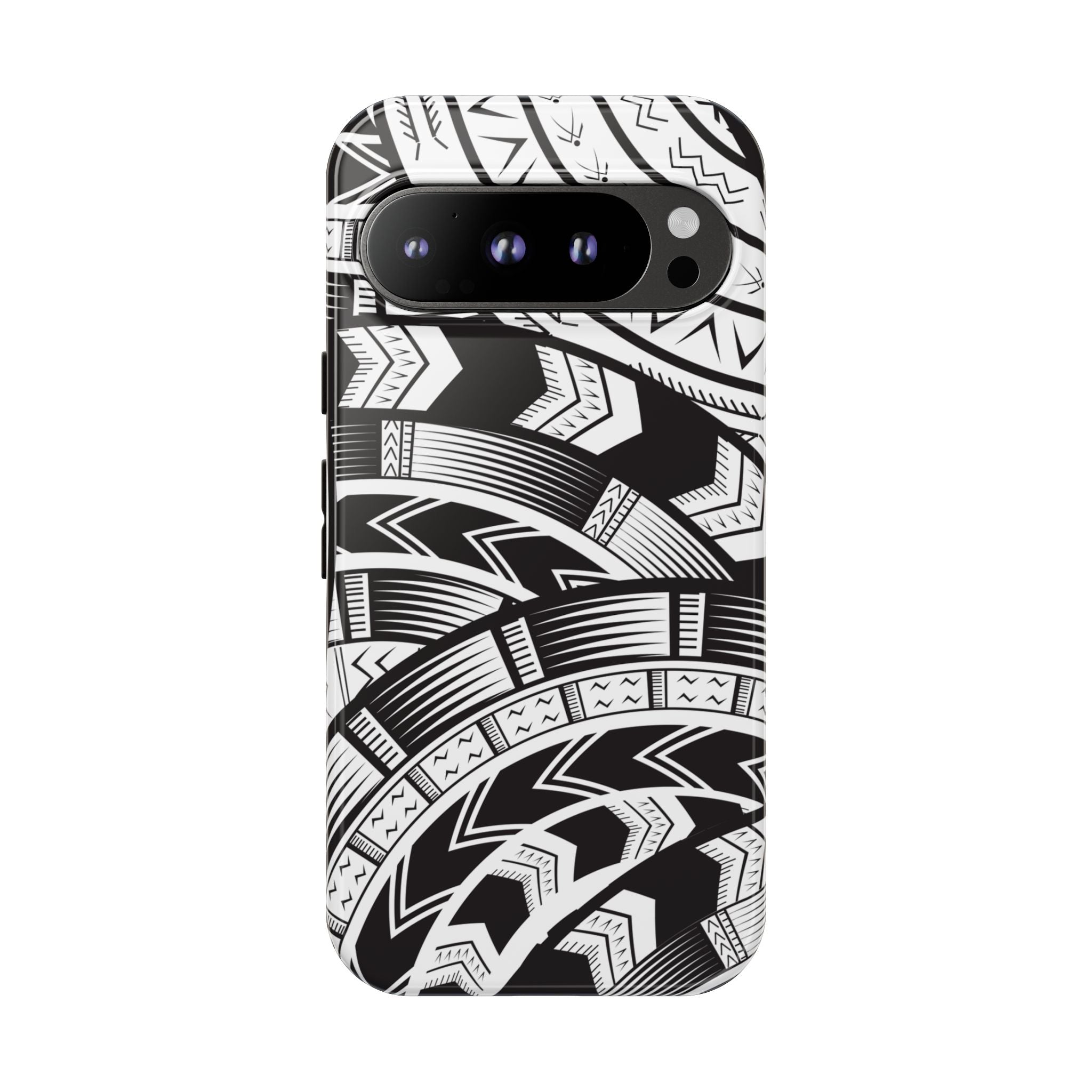 Black and White Tatau Phone Case