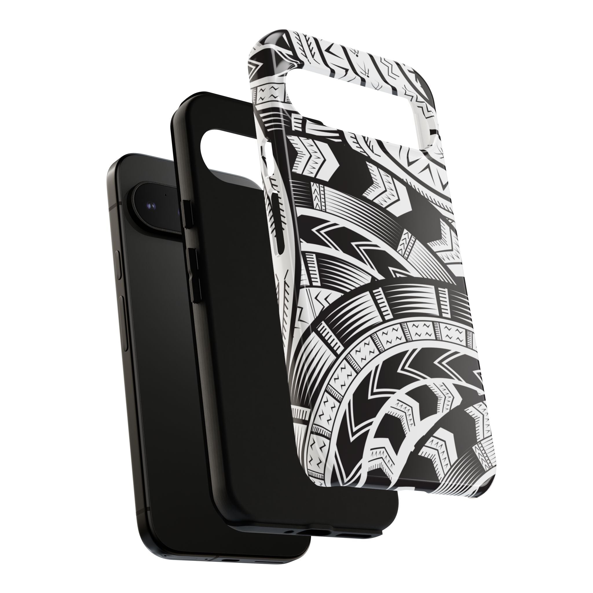 Black and White Tatau Phone Case