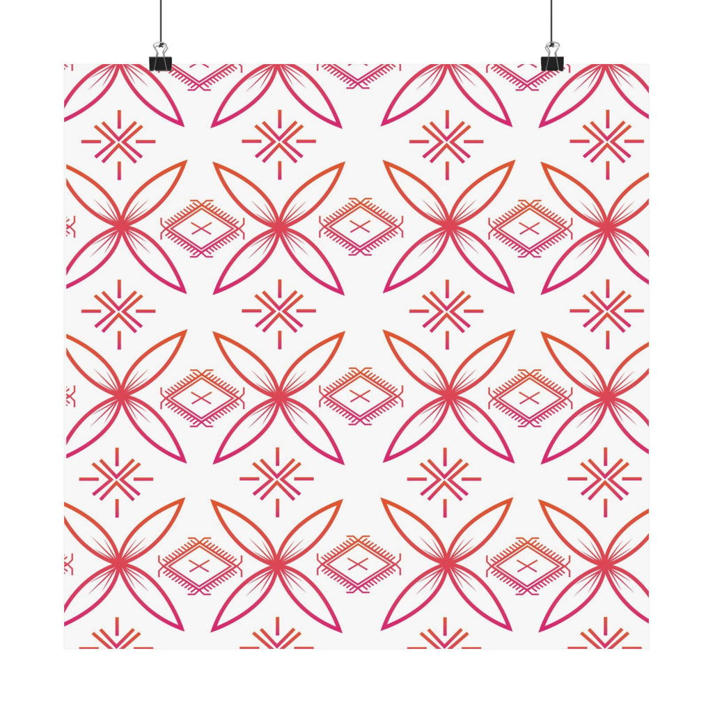 Fuli (Pink & Orange) Poster