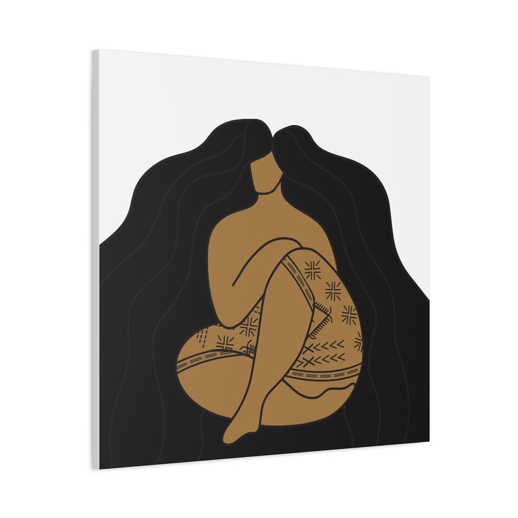 Samoan Malu and Long Hair Don't Care Canvas