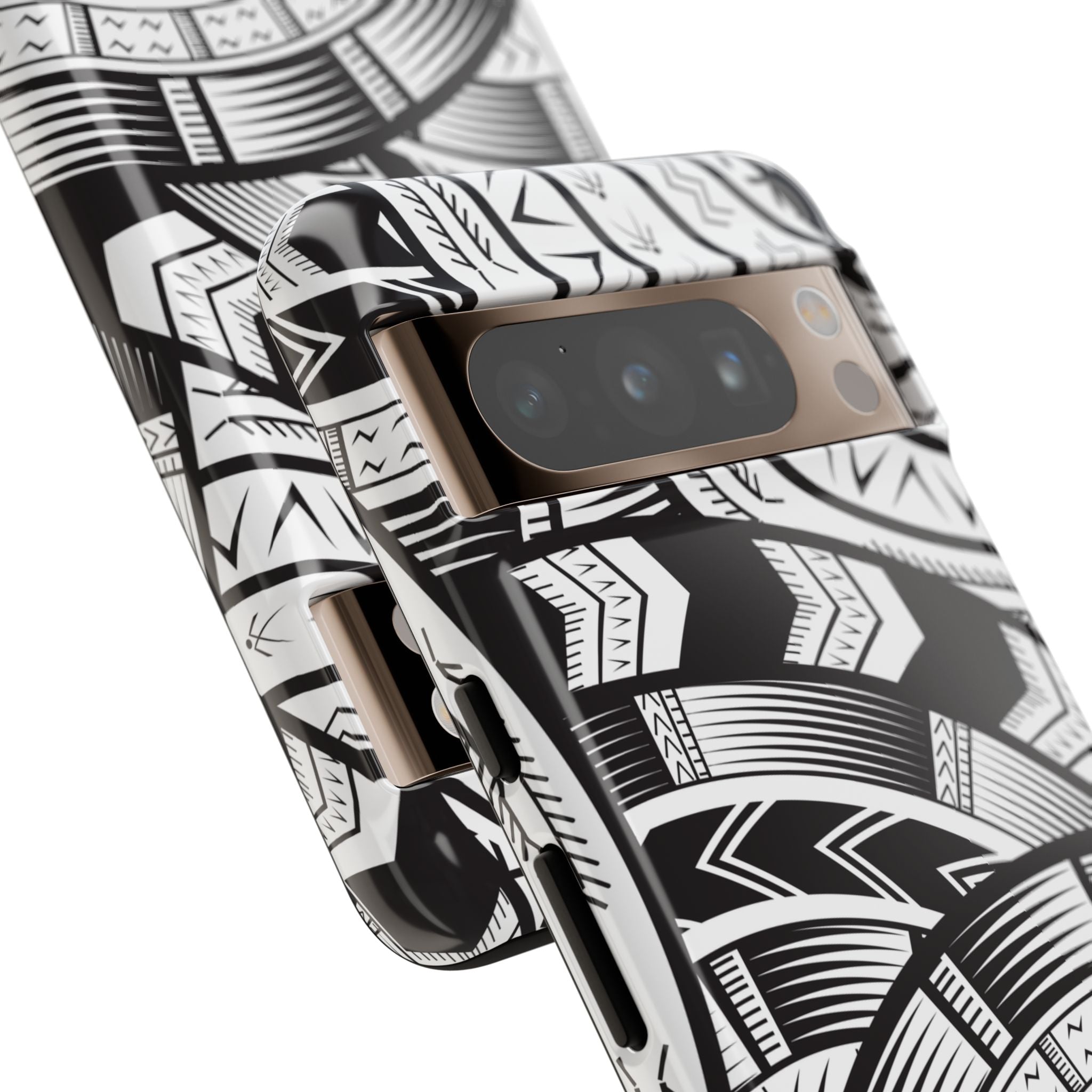 Black and White Tatau Phone Case
