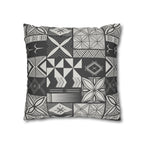 Maluelue (Black & Grey) Square Pillow Case