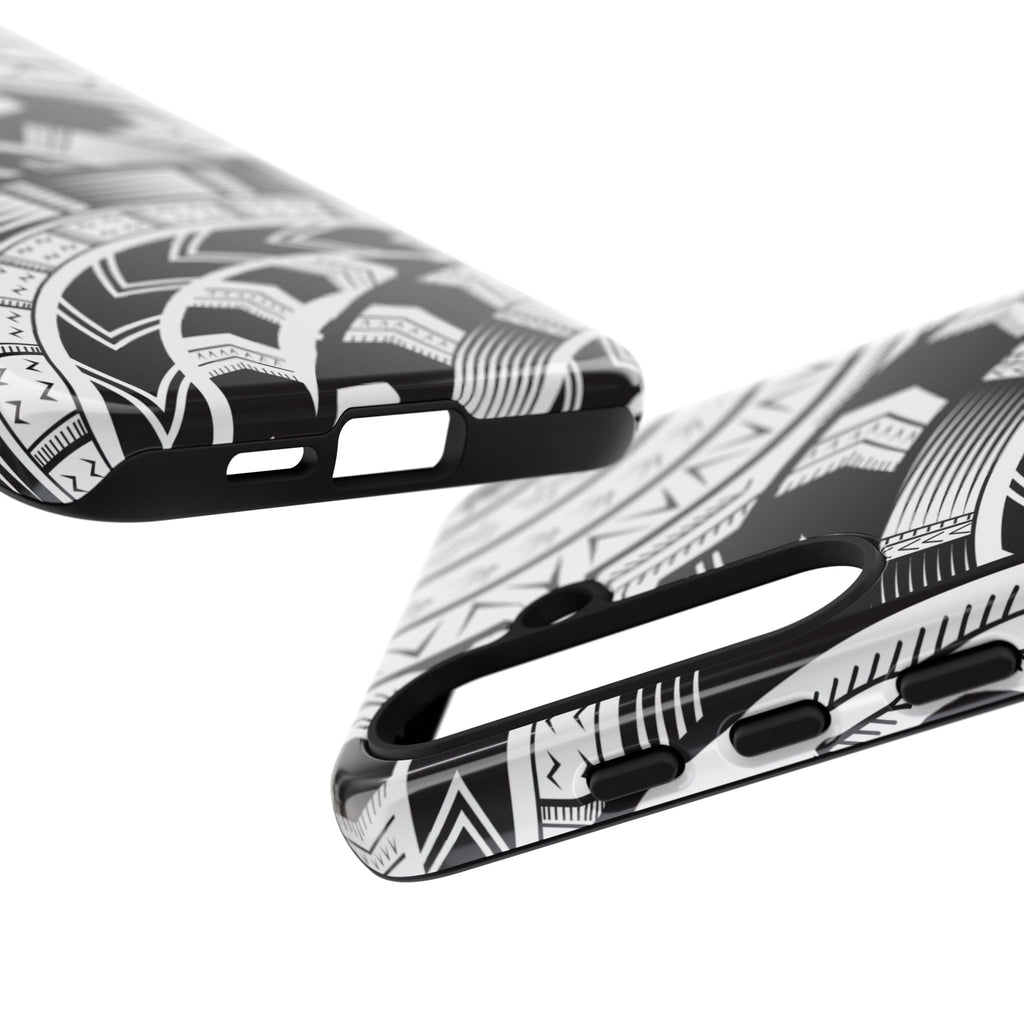 Black and White Tatau Phone Case